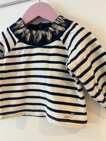 Petit Bateau cotton sweatshirt (6-12m)