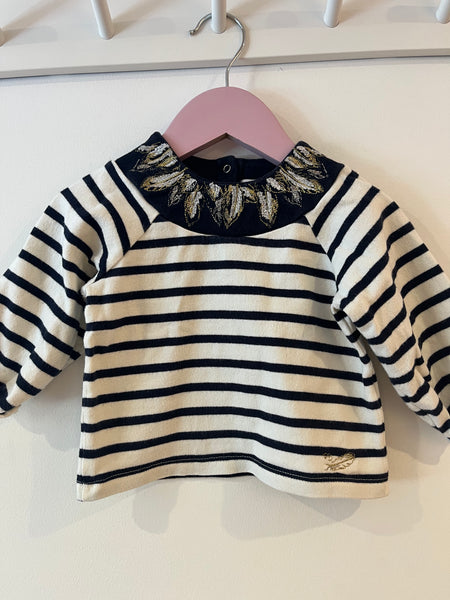 Petit Bateau cotton sweatshirt (6-12m)
