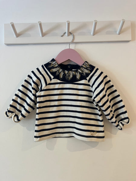 Petit Bateau cotton sweatshirt (6-12m)
