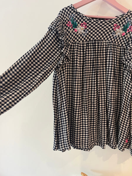 Joules check top (9-10y)