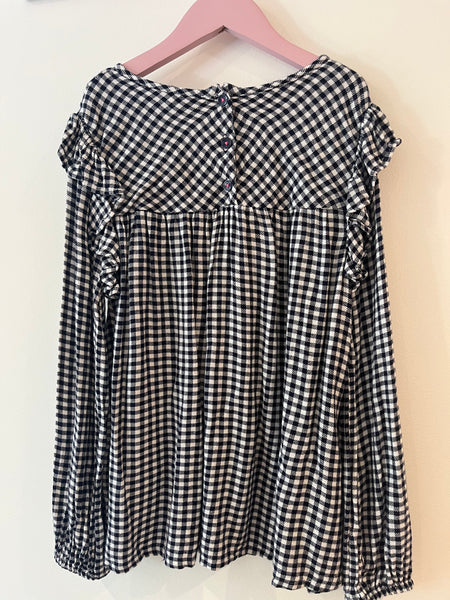 Joules check top (9-10y)