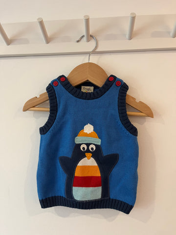 Frugi sweater vest (0-3m) *sizing 6-9m*