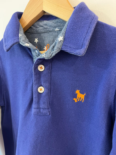 Mini Boden long sleeved polo shirt (3-4y)