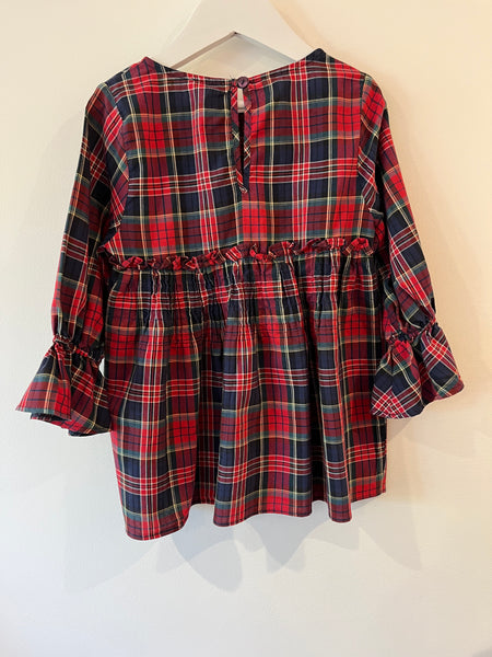 Next tartan top (7-8y)