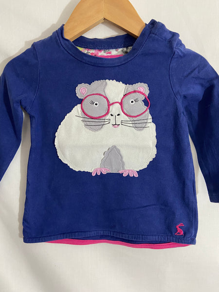 Joules guinea pig top (6-9m)