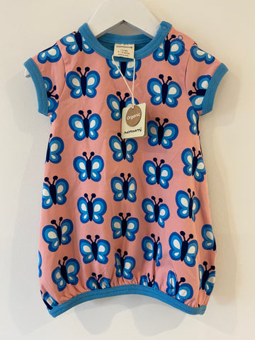 Maxomorra butterfly dress (9-12m)
